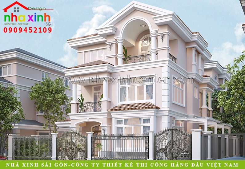 Những Mẫu Biệt Thự Tân Cổ Điển Châu Âu Sang Trọng