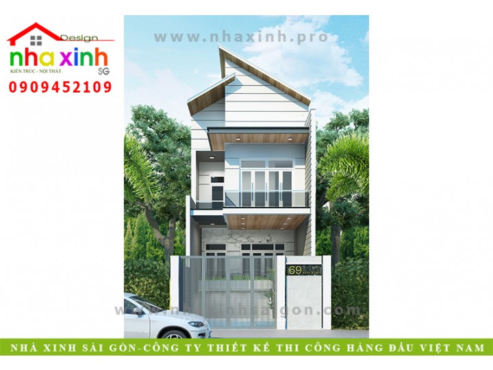 Mẫu Nhà Phố 1 Trệt 1 Lầu 1 Tum Xu Hướng Nhà Ở Tương Lai