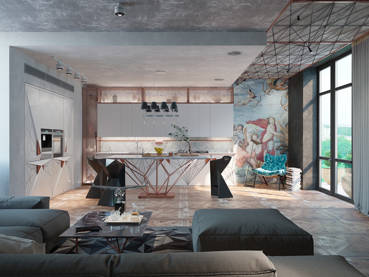 Tham Khảo Mẫu Nội Thất Tân Cổ Điển Siêu Đẹp Siêu Sang