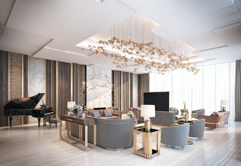 mẫu biệt thự 4 tầng 4 phòng ngủ