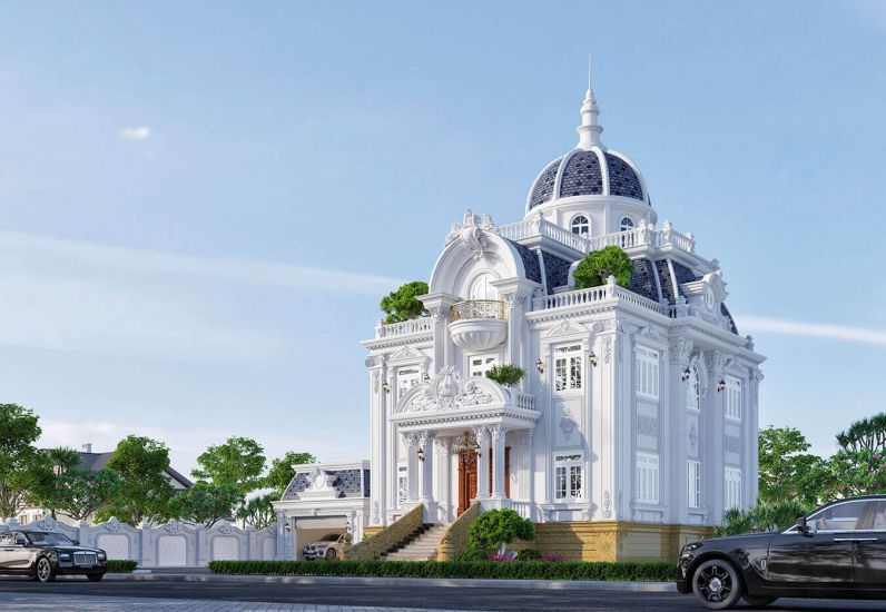 Biệt thự cổ điển 3 tầng