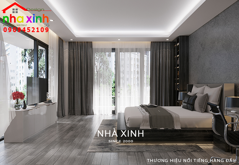 Thiết kế ban công trong phòng ngủ