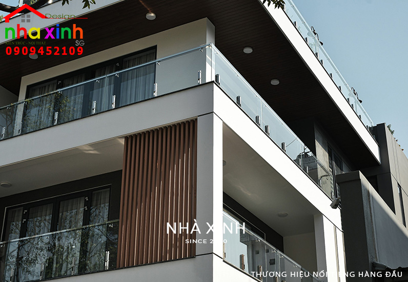 Mẫu kiến trúc biệt thự với đường nét khỏe khoắn, góc cạnh vuông vức