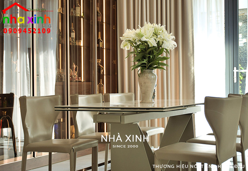 Ý tưởng thiết kế bàn tiệc thông minh có thể mở rộng ra