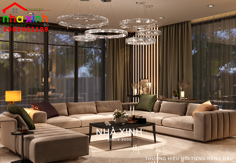 Sofa cao cấp cho biệt thự hiện đại