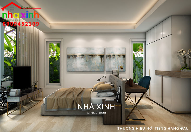 Mẫu nội thất phòng ngủ master đẹp