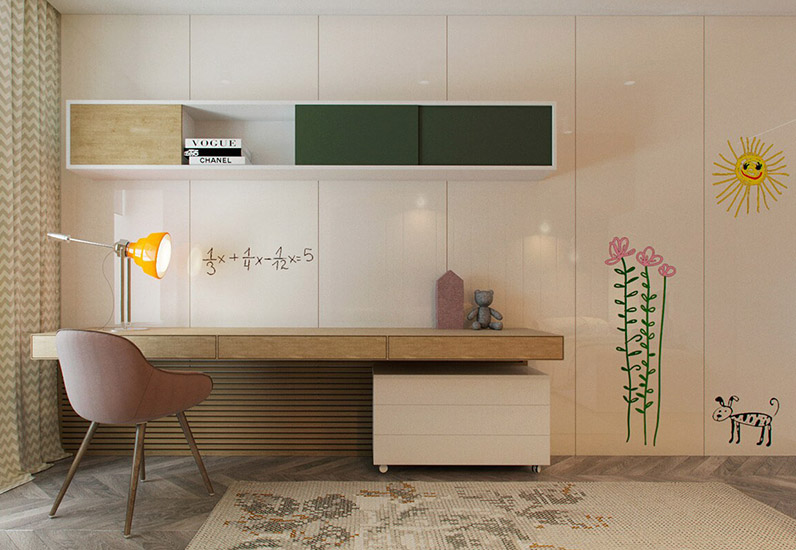 Phòng ngủ con gái út đẹp view 01