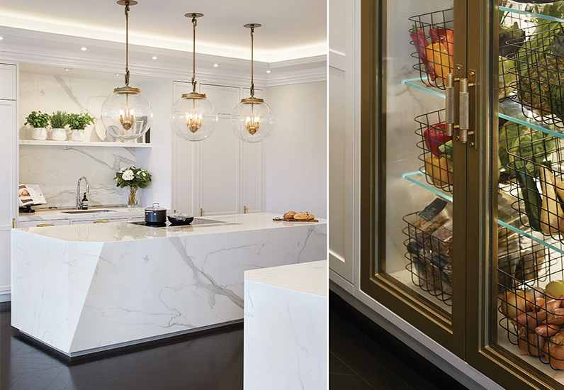 Bếp đảo với kiểu dáng độc đáo