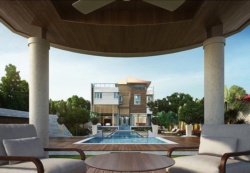 biệt thự sân vườn 3 tầng 2