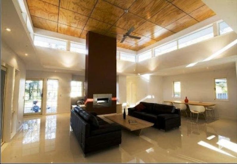 Phòng khách Châu Âu kiểu dáng chữ I