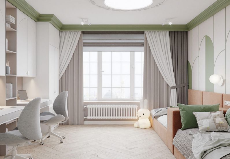 Thiết kế không gian riêng tư cho những đứa con