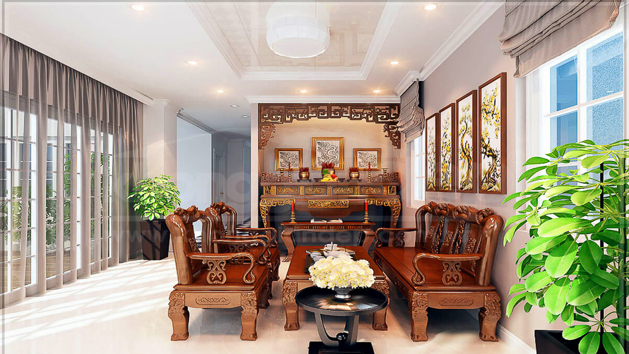 Mẫu phòng thờ đẹp số 2