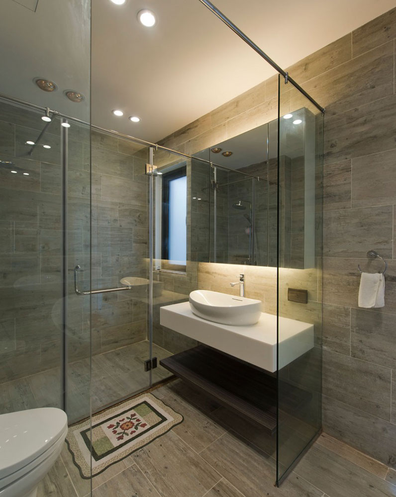 Không gian phòng tắm được đề cao về công năng sử dụng