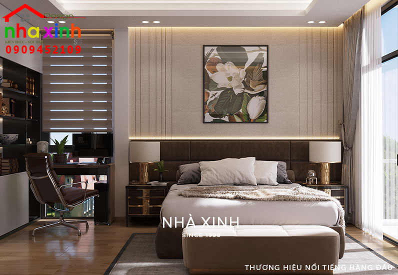 Mẫu thiết kế nội thất phòng ngủ master