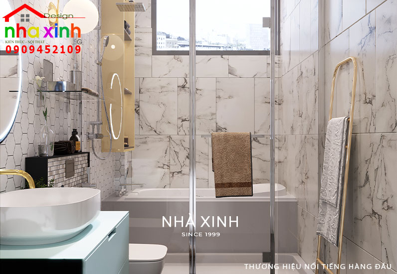 Phòng tắm trong phòng hiện đại