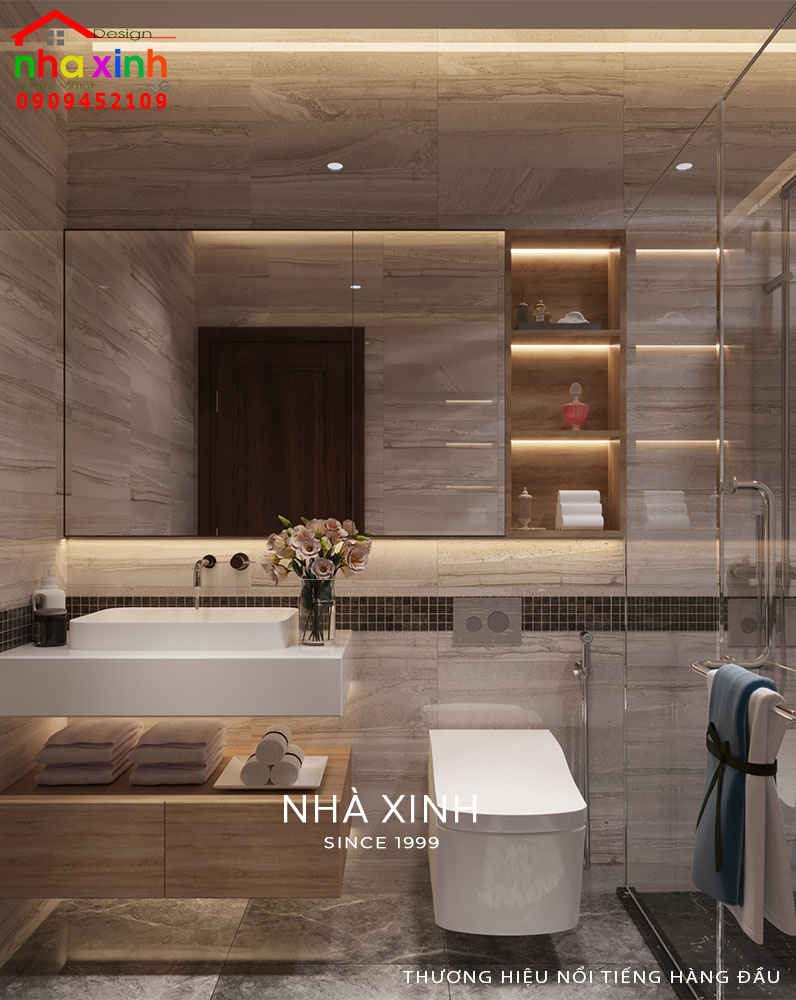 Phòng WC rộng rãi