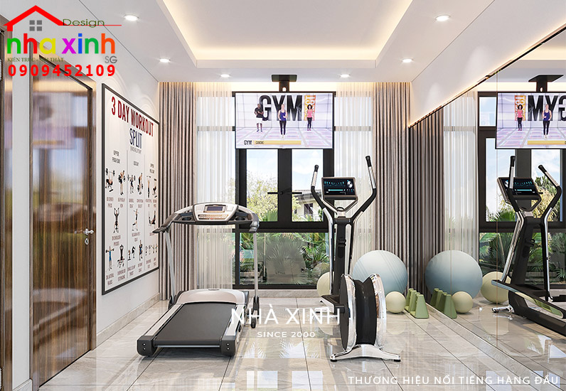 Phòng tập gym hiện đại