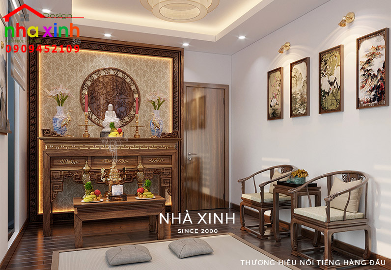 Phòng thờ sang trọng, yên tĩnh