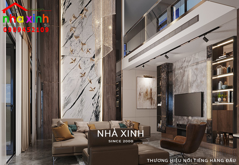 Mẫu thiết kế nội thất biệt thự hiện đại nhà anh Tính