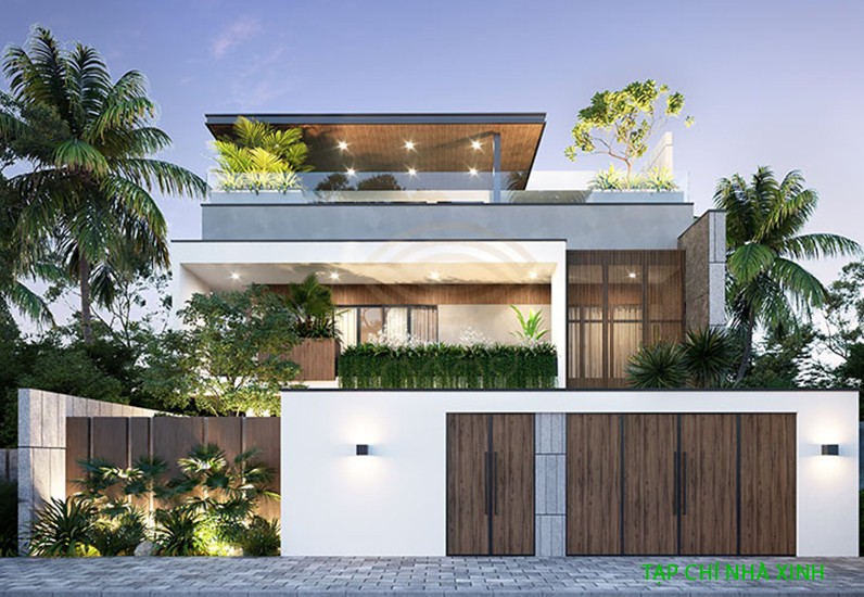Mẫu Nhà Phố Đẹp Nhờ Những Hình Khối Kiến Trúc | NP-150