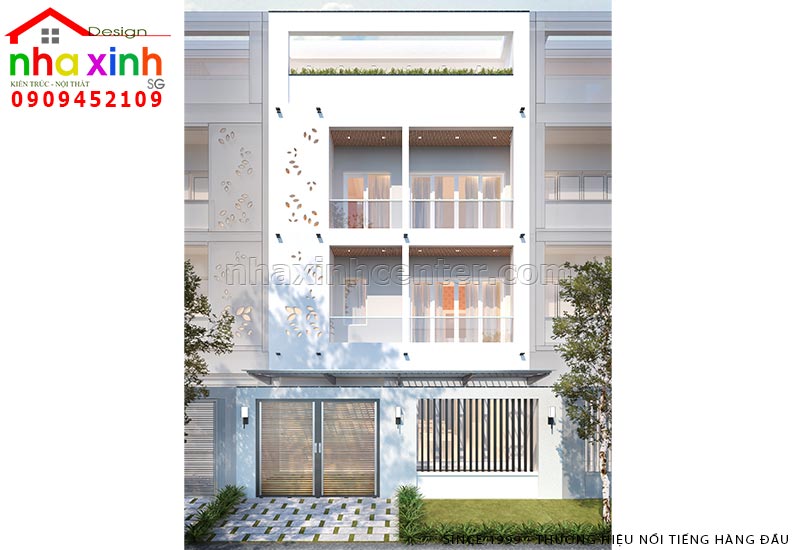 Mẫu Thiết Kế Nhà Xinh | Ông Đôn | KDC Phát Đạt Quận 7 | NP-187