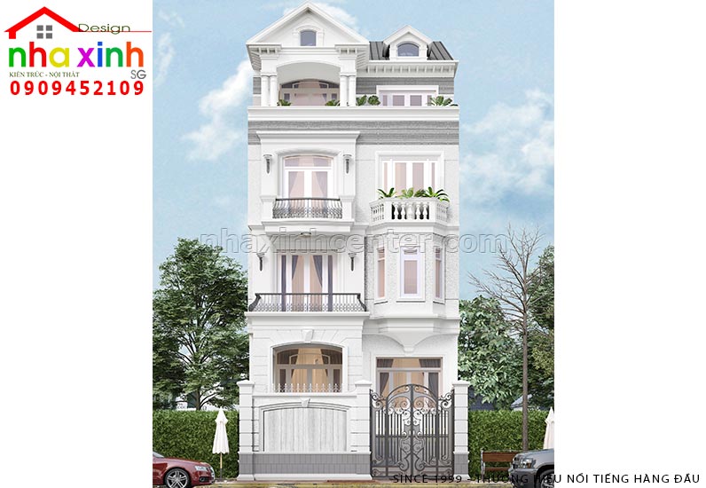 Thiết Kế Biệt Thự Phố Song Lập | Anh Tân | Phú Nhuận | BT-191