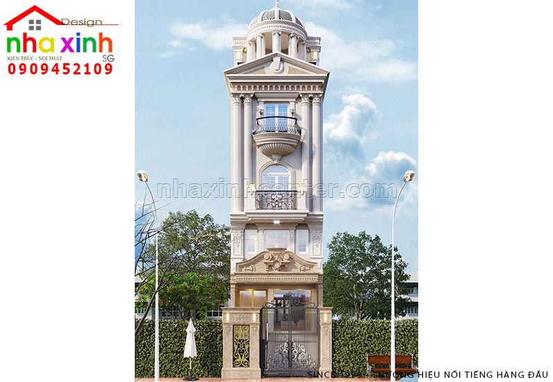 Nhà Phố Thiết Kế Kiểu Pháp Đẹp | Anh Huy | Hóc Môn | NP-192