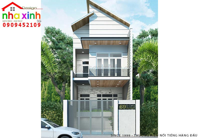 Mẫu Nhà Phố Đẹp Anh Hoàng Bình Dương | NP-190