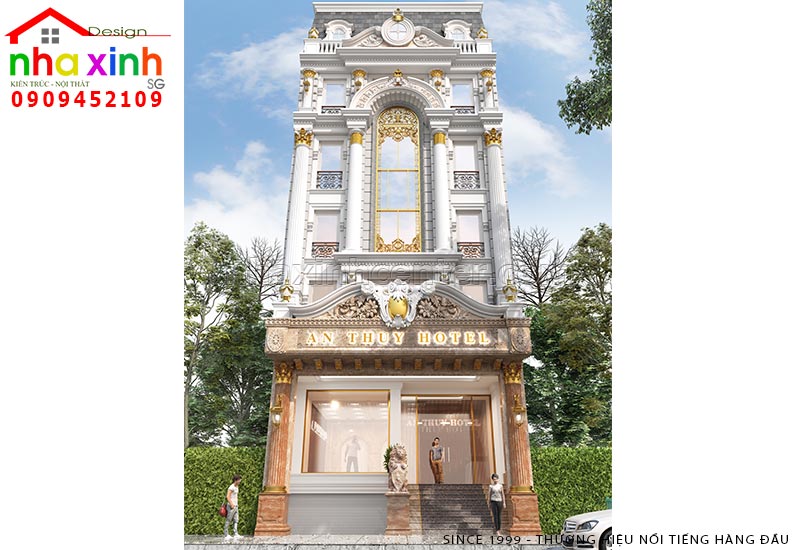 Thiết Kế Khách Sạn Đà Lạt Cổ Điển | Anh An | NP-170