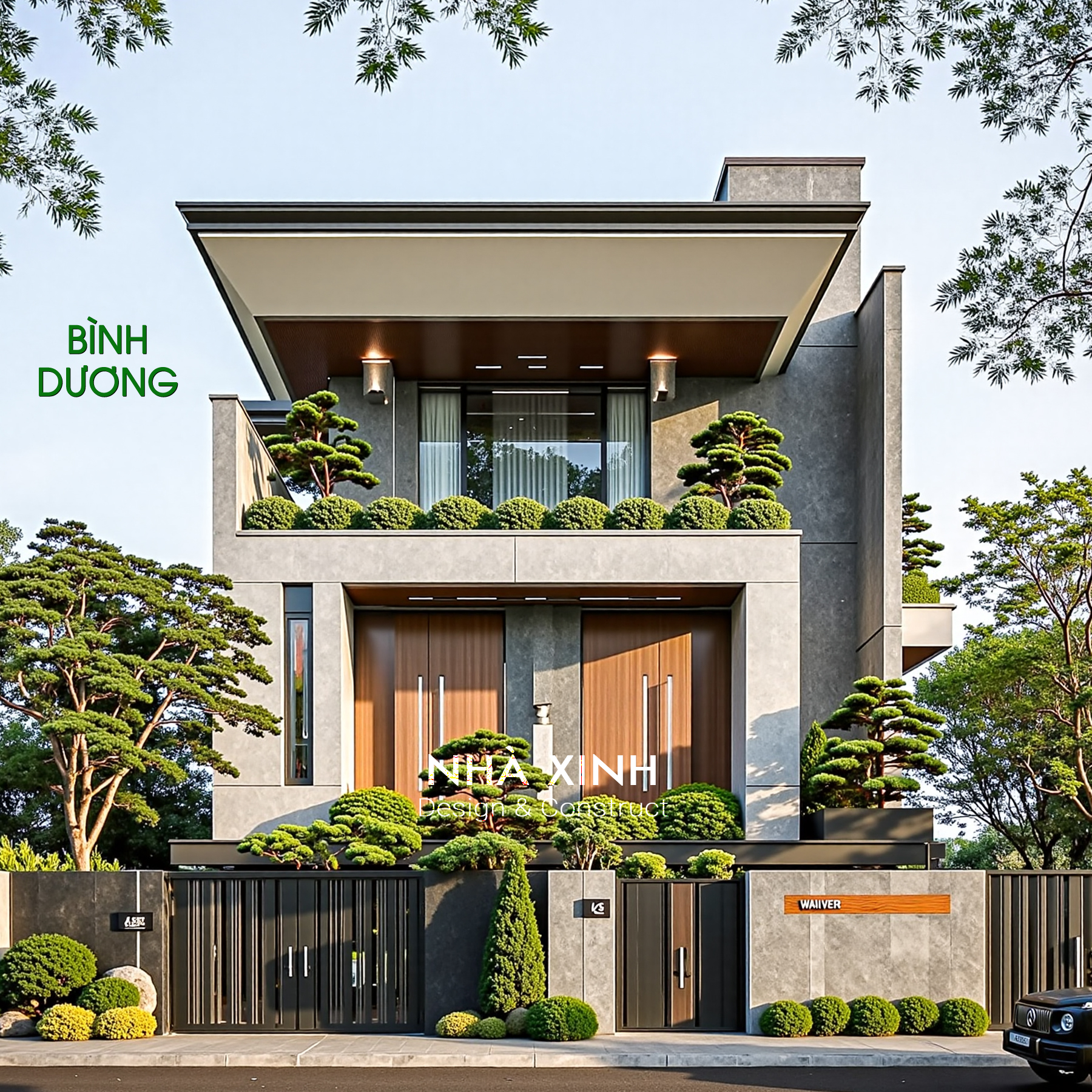 Mẫu Biệt Thự Hiện Đại Đẹp 3 Tầng