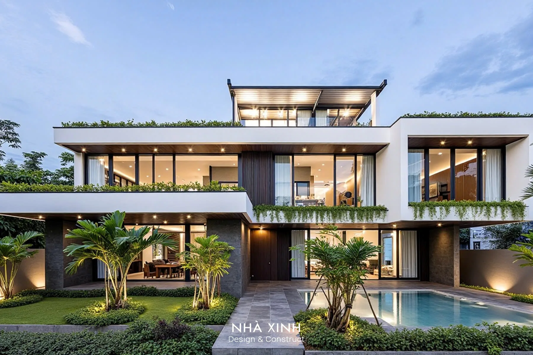 Thiết Kế Biệt Thự Đẹp 3 Tầng | Chị Phương | Vũng Tàu | BT-175